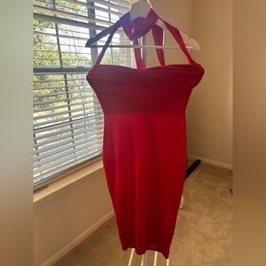Boohoo Red Dress